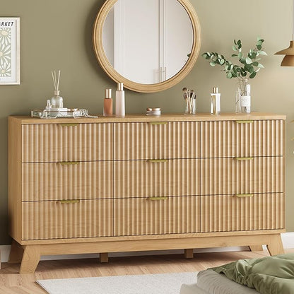 Fluted Dresser for Bedroom