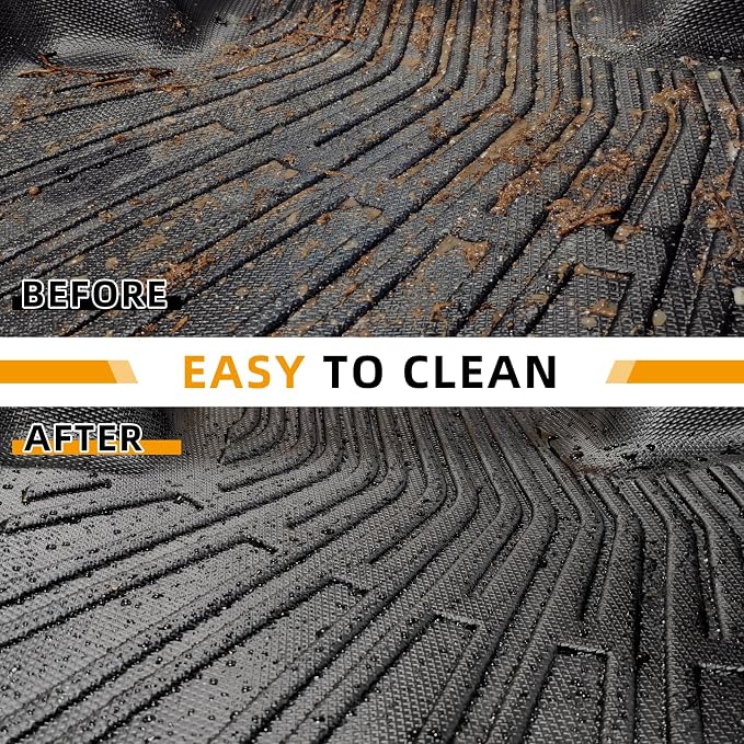 Floor Mats for Toyota Corolla 2009 2010 2011 2012 2013, for Corolla Standard,LE,S XLE,XRS,L,LE/S Special Edition Floor Mats,TPE Non-Slip Waterproof 2 Row Floor Liners