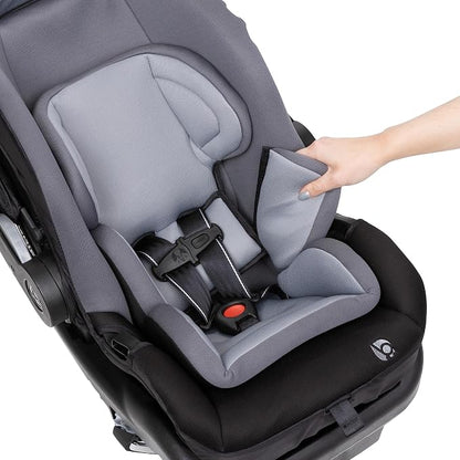 Baby Trend Secure-Lift Infant Car Seat, Dash Black – Compact Lightweight Carrier, Infant Comfort Cushioning, Adjustable Harness Fit