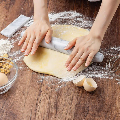 Fox Run Marble French Rolling Pin and Base