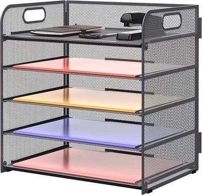 Supeasy 5 Trays Paper Organizer Letter Tray